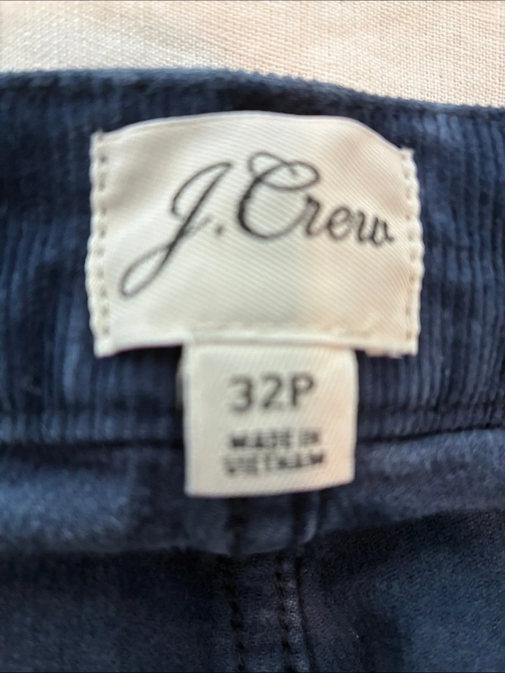 J. crew Womens’s Navy Blue Corduroy Pants